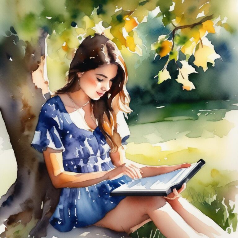 Girl Reading Dr. Wayne Dyer Author Guid Mentor